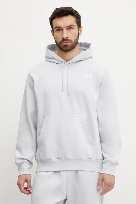 The North Face bluza Essential barbati, cu glugă, neted, NF0A89ES0TI1