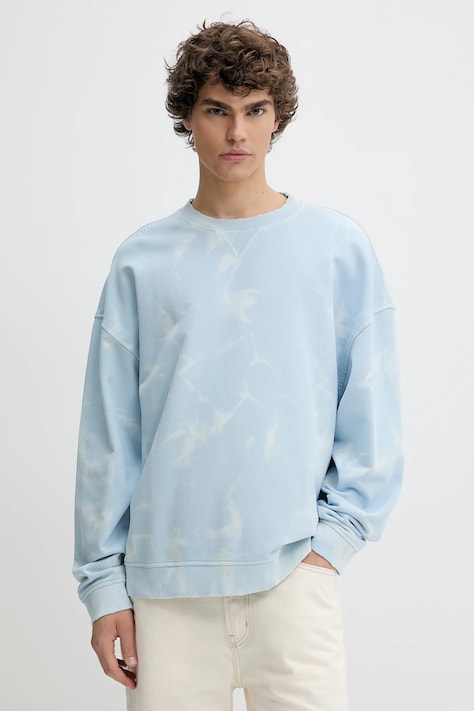 Bavlnená mikina Hugo Blue jednofarebná, 50534266