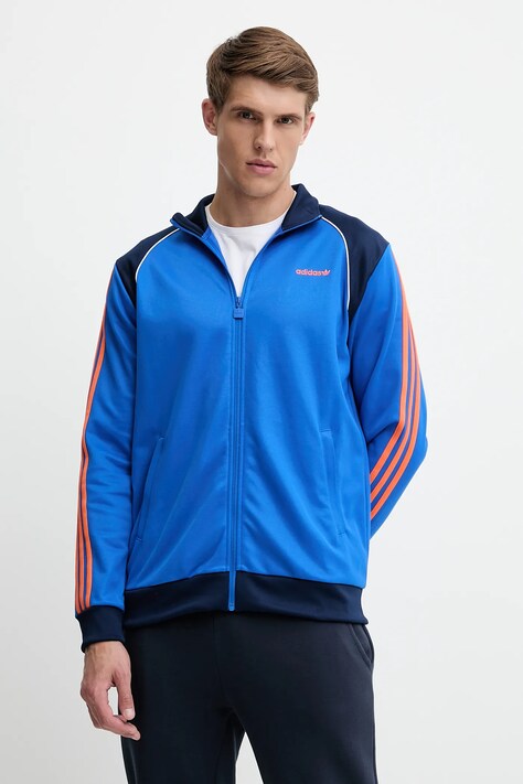 adidas Originals bluză culoarea violet, cu imprimeu, JC8387