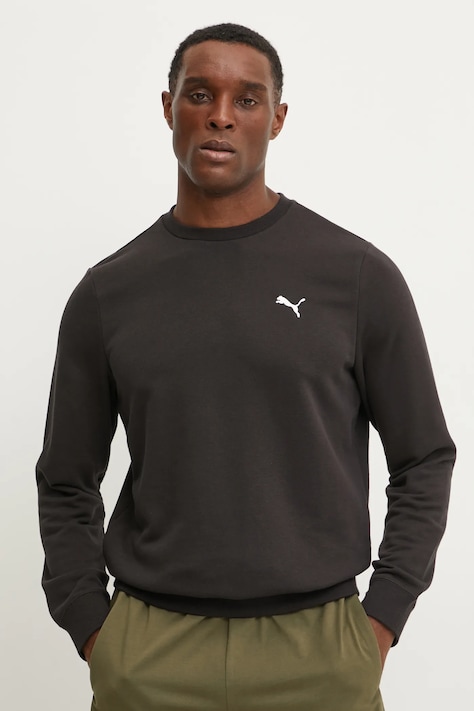 Puma bluza męska kolor czarny gładka 682568