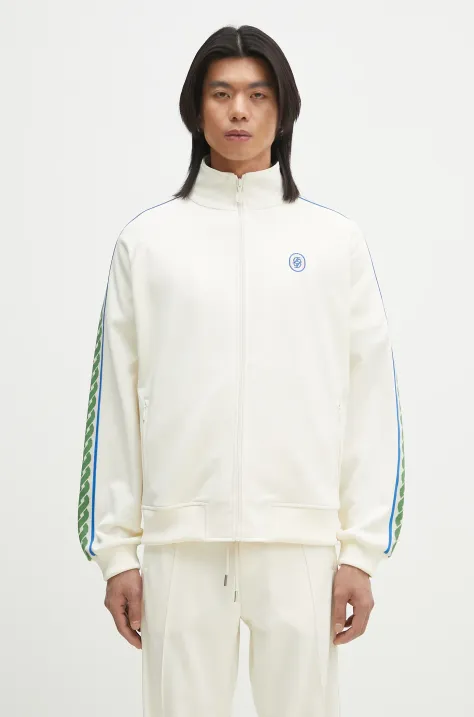 Drôle de Monsieur bluza La Track jacket Tresse męska kolor beżowy z aplikacją G-SJ007-PL135-OW