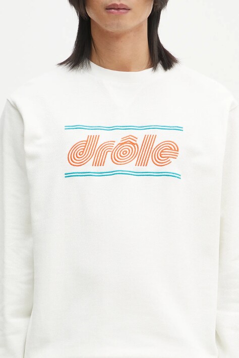 Бавовняна кофта Drôle de Monsieur Le Sweatshirt Pique Tennis — фото 4