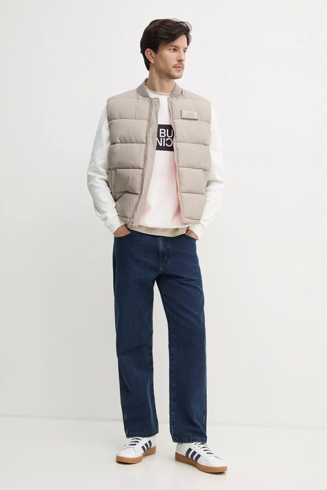Кофта Red Bull Racing x Pepe Jeans OMBRE LOGO CREW — SS25-BLM0YO, бежевий — фото 2