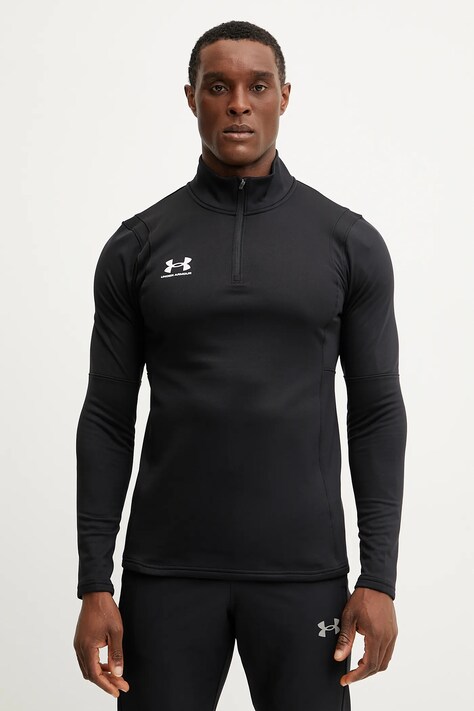 Under Armour bluză de trening Challenger culoarea negru, cu imprimeu, 1379588