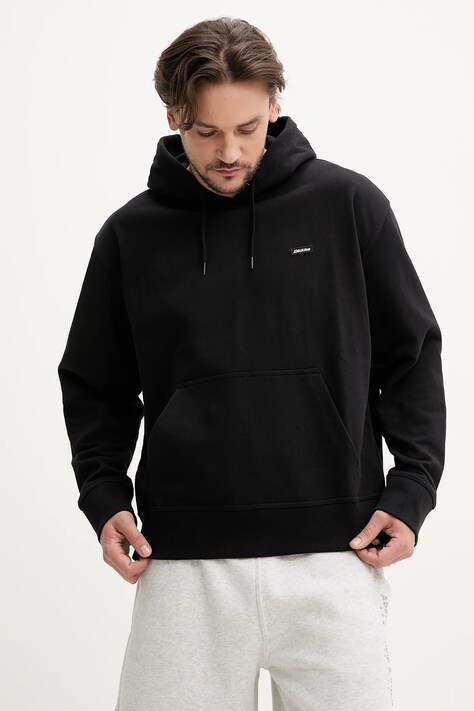 Dickies bluza Clancy Heavyweight Hoodie Black męska kolor czarny z kapturem gładka DK0A87CJBLK1