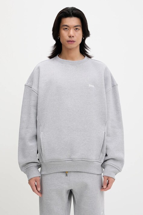 RHUDE bluza Classique męska kolor szary gładka RHSS25ST01229