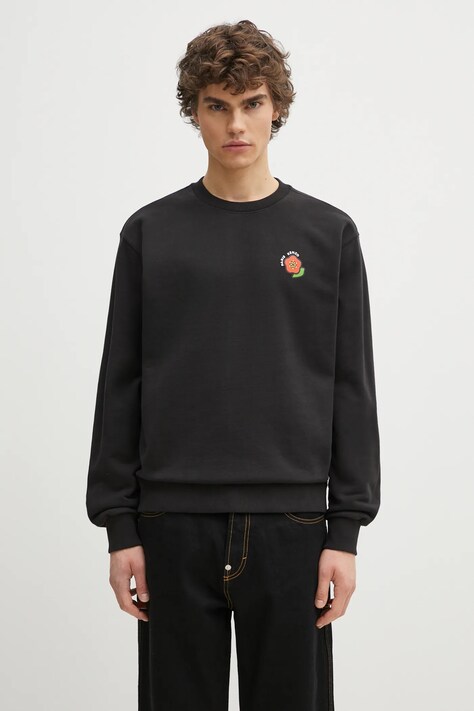Бавовняна кофта Kenzo Pop чоловіча колір чорний з принтом FF55SW2674MC.99J