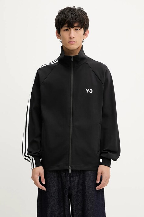 Y-3 bluza 3S Tracktop męska kolor czarny z aplikacją JF0668
