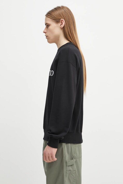 No Problemo bluza bawełniana No Problemo Sweatshirt kolor czarny z nadrukiem NP2000203