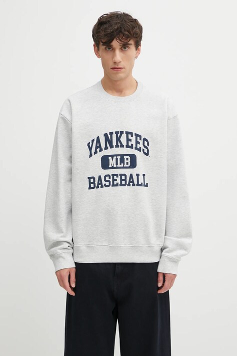 Sporty & Rich bluza Yankees Ivy kolor szary wzorzysta ST071623660GY03
