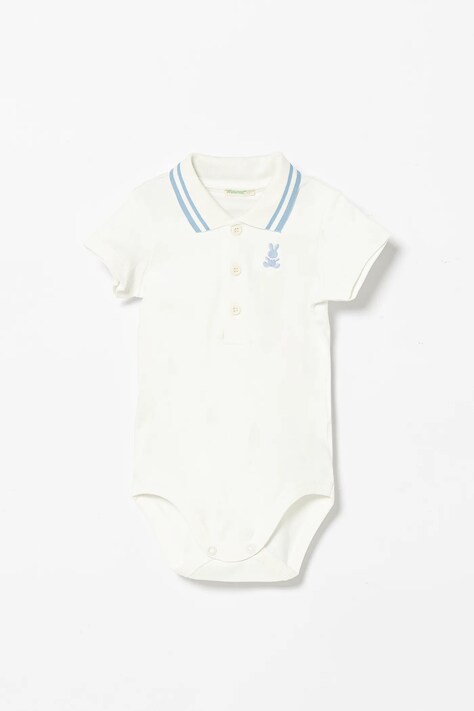 United Colors of Benetton body bawełniane niemowlęce 3CDIAB00M