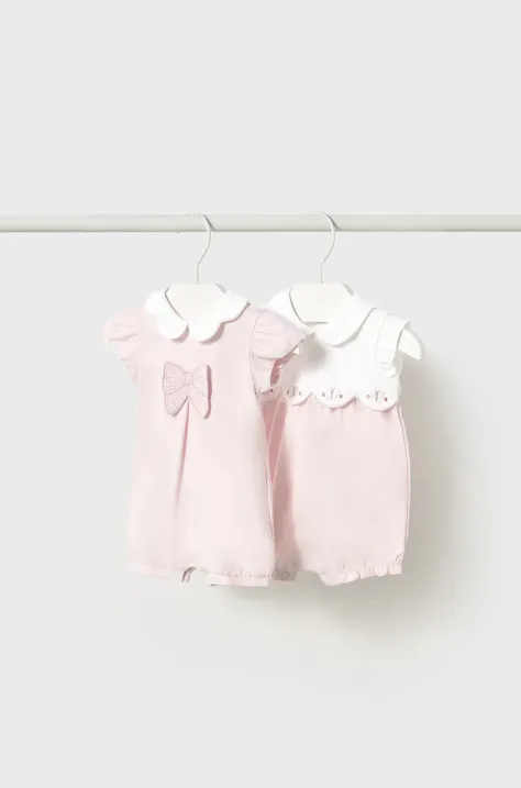 Otroški bombažni romper Mayoral Newborn 2-pack 1752