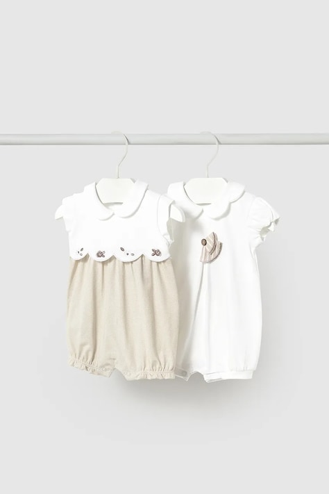 Βρεφικά βαμβακερά φορμάκια Mayoral Newborn 2-pack 1752