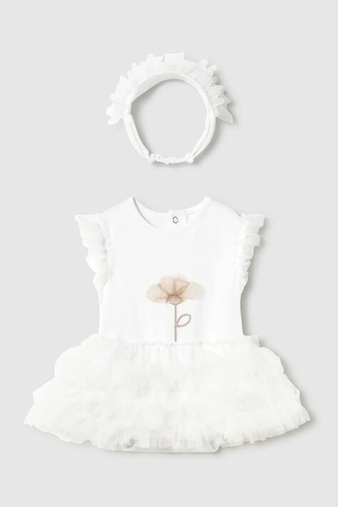 Mayoral Newborn rochie bebe 1756