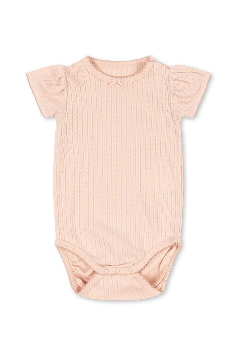 Konges Sløjd body din bumbac pentru bebelusi MINNIE PUFF SLEEVE BODY GOTS KS103148