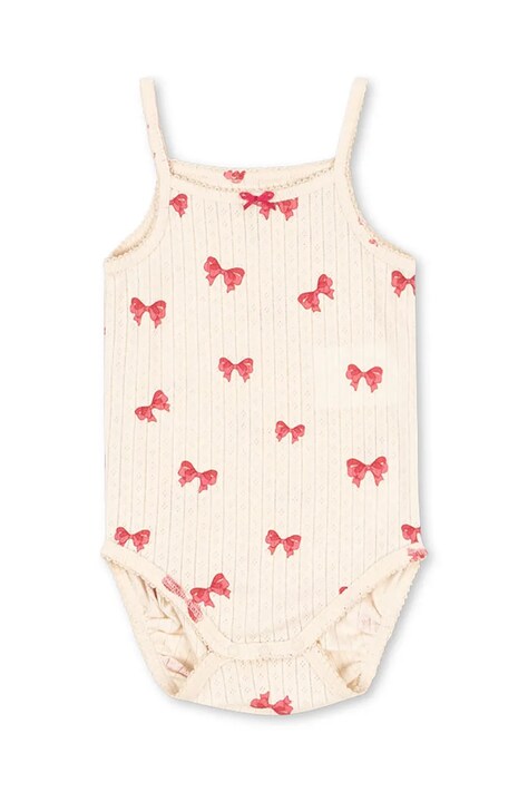Kojenecké body Konges Sløjd MINNIE STRAP BODY GOTS KS103150
