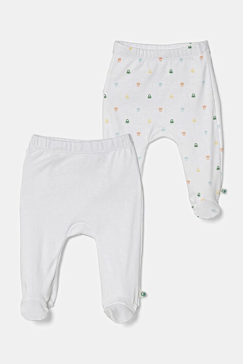 Бавовняні дитячі повзунки United Colors of Benetton 2-pack 3PWB0F009