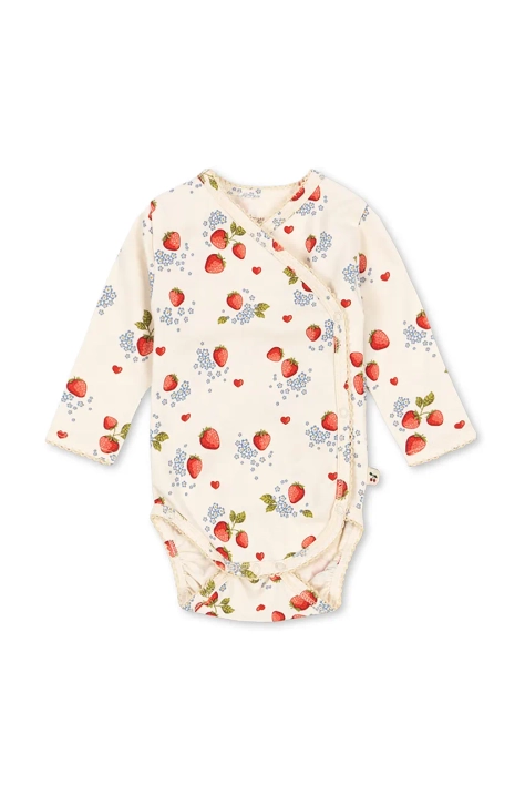 Konges Sløjd gyerek body BASIC LS NEWBORN BODY GOTS KS102243