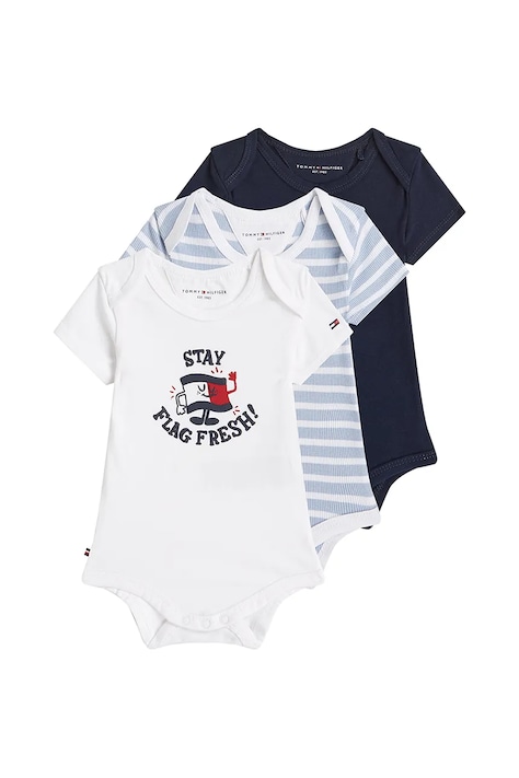 Body za dojenčka Tommy Hilfiger 3-pack KN0KN02048