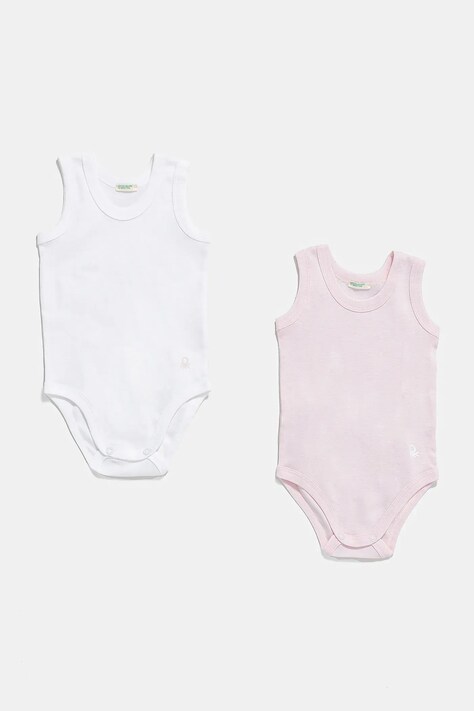 United Colors of Benetton body di cotone neonato/a pacco da 3 3GI70B136