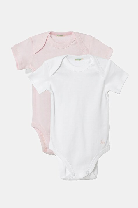 United Colors of Benetton body din bumbac pentru bebelusi 3-pack 3GI70B079