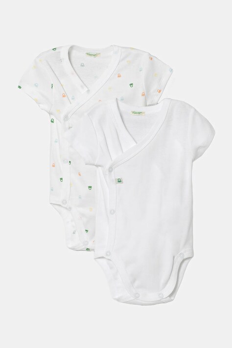 United Colors of Benetton body din bumbac pentru bebelusi 2-pack 3PWB0B00V