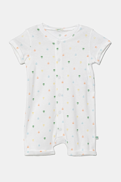 Бавовняний ромпер для немовлят United Colors of Benetton 3PWB0T02E