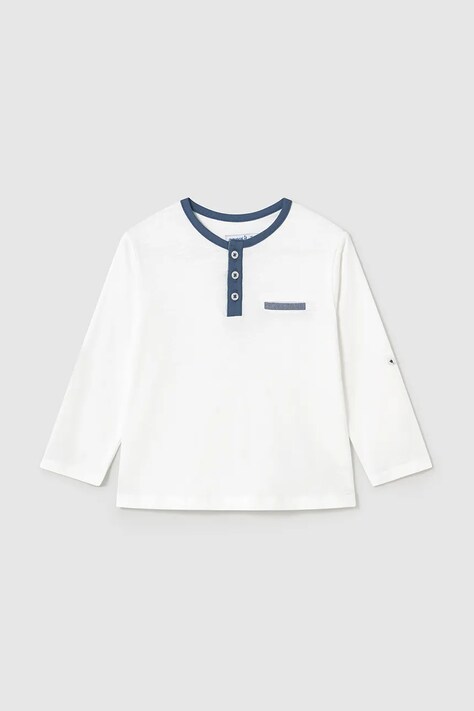Mayoral longsleeve din bumbac pentru bebeluși neted, 1067