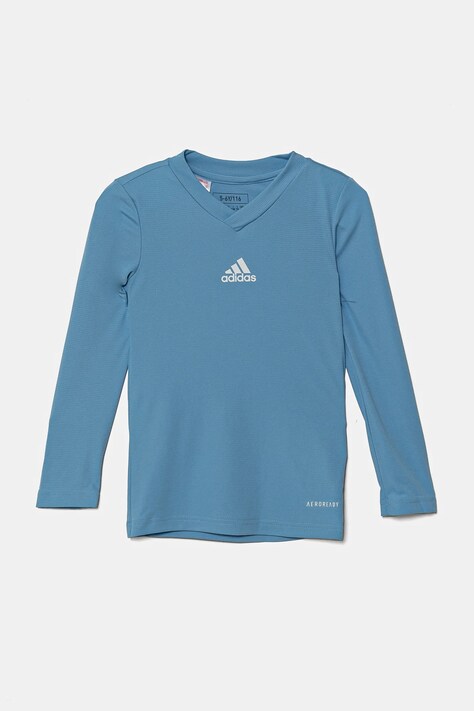Detské tričko s dlhým rukávom adidas Performance s potlačou, GN7512