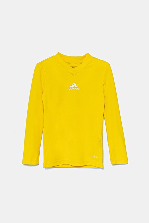 Παιδικό μακρυμάνικο adidas Performance χρώμα: κίτρινο, GN7514