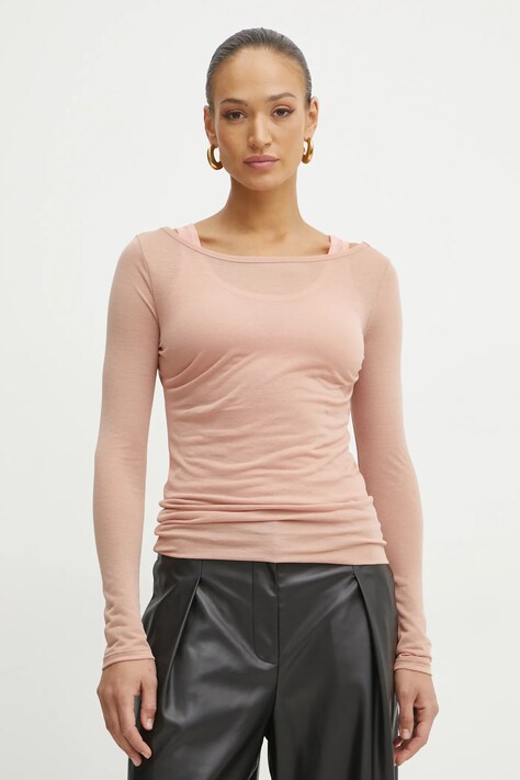 Лонгслив Pinko цвет оранжевый 104653 A2CL