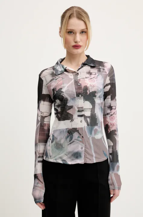 Desigual camicia SHELLEY donna colore grigio  25SWTKA1