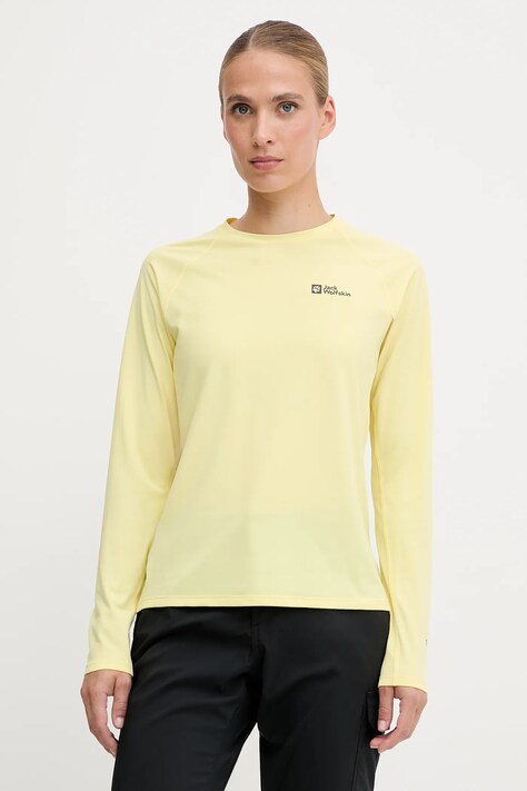 Спортивний лонгслів Jack Wolfskin Prelight Swift колір помаранчевий A63799