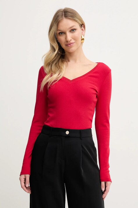 Morgan longsleeve TOUNG culoarea rosu, TOUNG