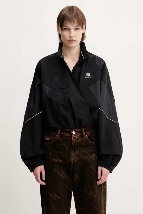 Martine Rose bodysuit Wrap Sports black color smooth 460WO14001