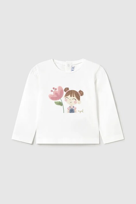 Детска блуза с дълги ръкави Mayoral в розово 1050