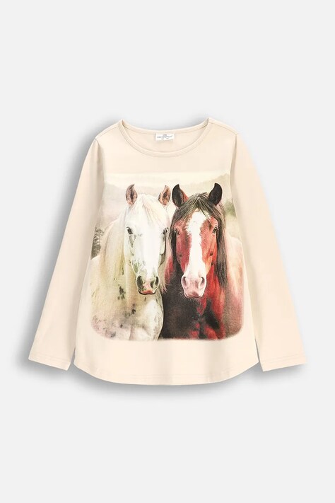 Coccodrillo t-shirt kolor beżowy NOSTALGIC MEADOW GIRL JUNIOR