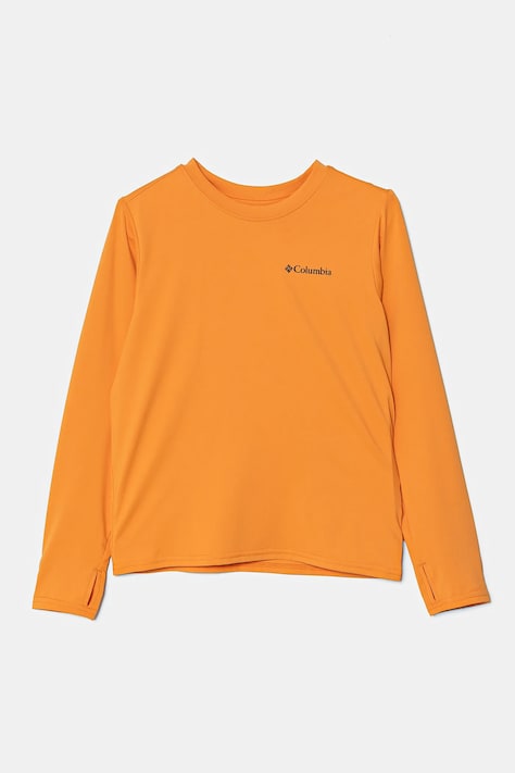 Columbia longsleeve copii Chill River culoarea portocaliu, 2118261
