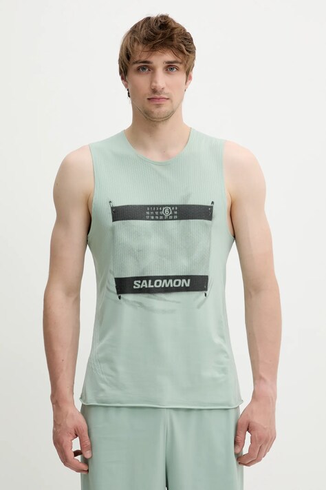 MM6 Maison Margiela tricou x Salomon culoarea verde, SH0NL0005.M20101