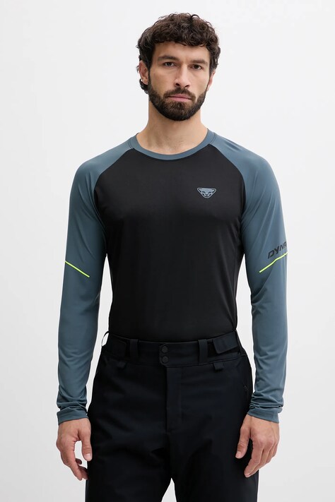 Dynafit longsleeve sportowy Alpine Pro kolor szary wzorzysty 08.0000071156