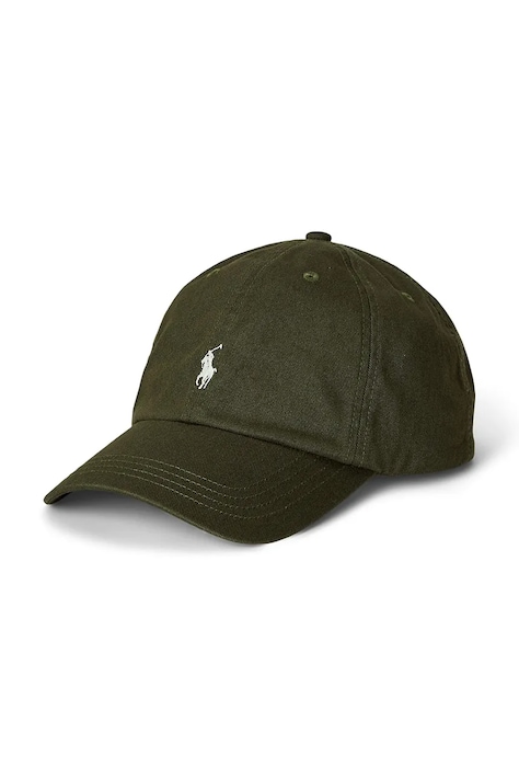 Polo Ralph Lauren șapcă din bumbac pentru copii culoarea verde, uni, 323785653063