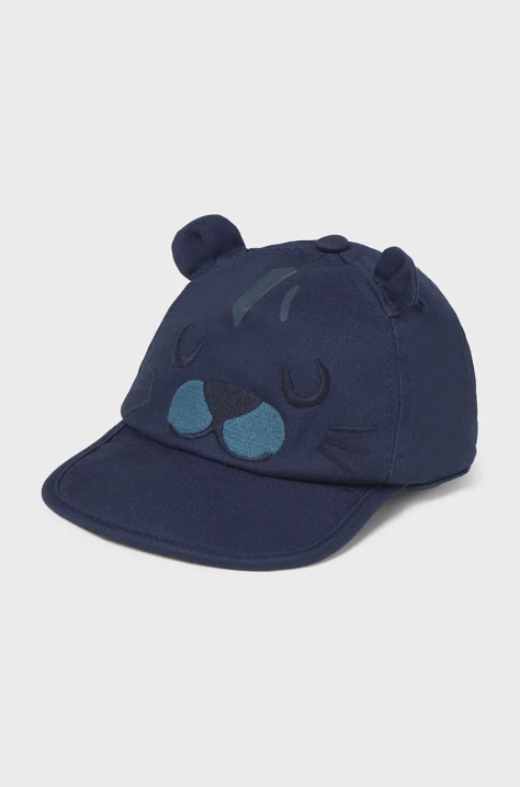 Mayoral cappello con visiera bambino/a colore blu navy con applicazione 10882