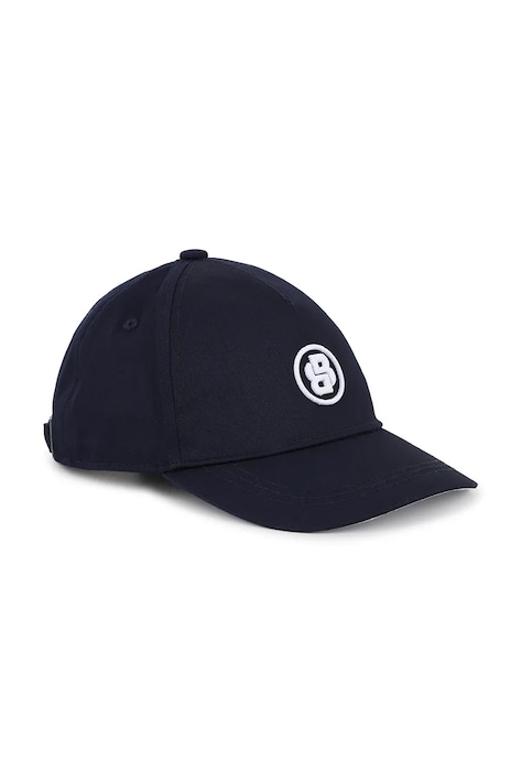 BOSS șapcă de baseball pentru copii culoarea albastru marin, neted, J52260