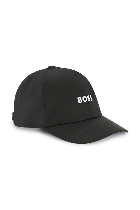 BOSS șapcă de baseball pentru copii culoarea negru, neted, J51685