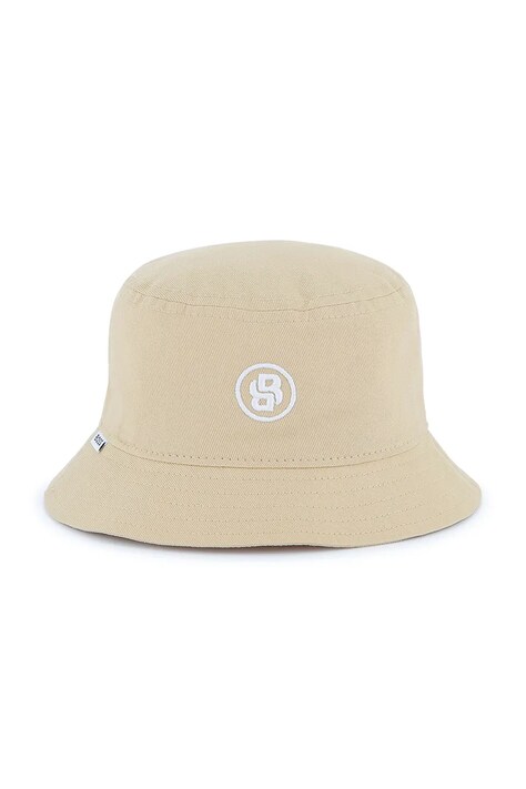 BOSS pălărie din bumbac pentru copii culoarea bej, bumbac, J51699
