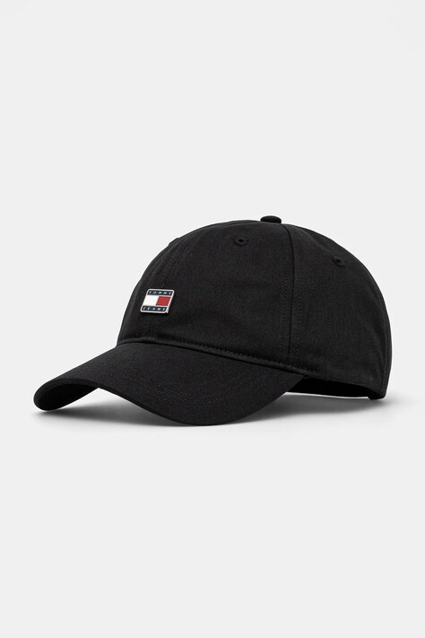 Tommy Jeans șapcă de baseball din bumbac cu imprimeu, AW0AW16986