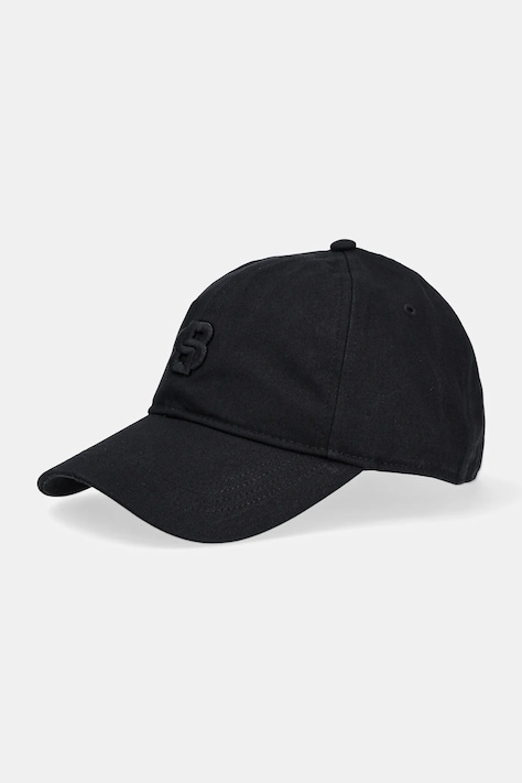 BOSS șapcă de baseball din bumbac culoarea negru, cu imprimeu, 50533348