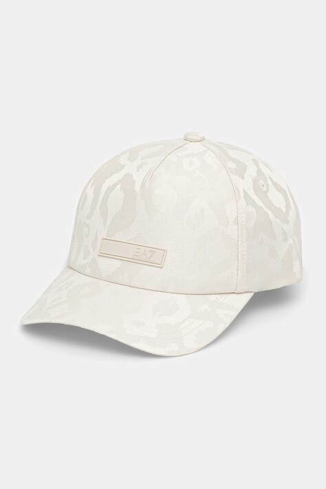 Кепка EA7 Emporio Armani цвет бежевый с аппликацией AF13032.7W000330