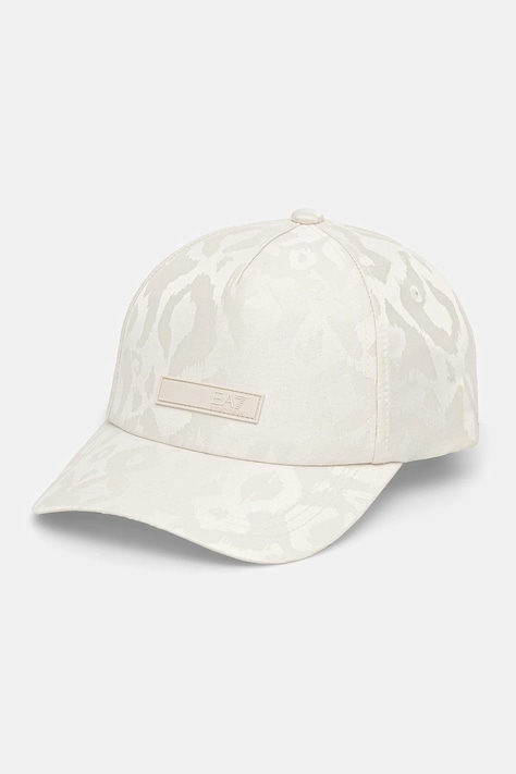 Кепка EA7 Emporio Armani цвет бежевый с аппликацией AF13032.7W000330