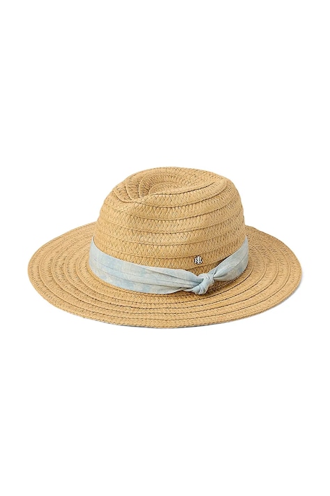 Lauren Ralph Lauren pălărie culoarea bej, 454972577